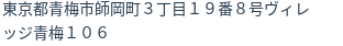 住所（登記所在地）