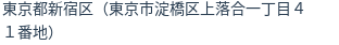住所(登記所在地)