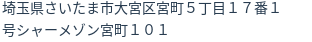 住所(登記所在地)