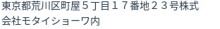 住所(登記所在地)