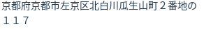 住所（登記所在地）
