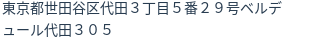 住所（登記所在地）