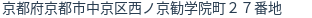 住所(登記所在地)