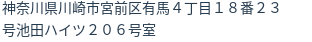 住所(登記所在地)