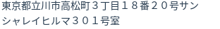 住所(登記所在地)