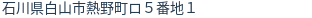 住所（登記所在地）