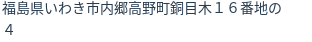 住所（登記所在地）