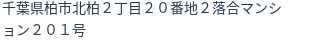 住所(登記所在地)