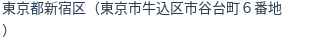 住所（登記所在地）