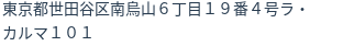 住所(登記所在地)