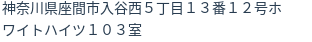 住所(登記所在地)