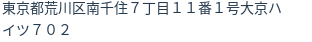 住所(登記所在地)