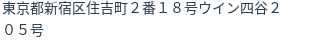 住所(登記所在地)