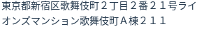 住所(登記所在地)