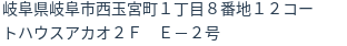 住所(登記所在地)
