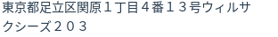 住所（登記所在地）