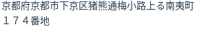 住所（登記所在地）