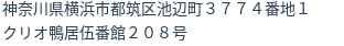 住所(登記所在地)