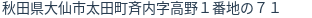 住所(登記所在地)