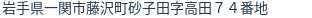 住所(登記所在地)