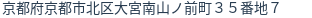 住所(登記所在地)