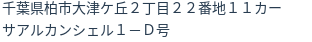 住所(登記所在地)