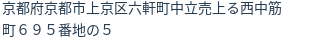 住所（登記所在地）