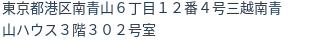 住所(登記所在地)