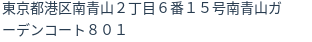 住所(登記所在地)
