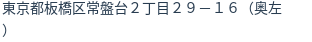 住所（登記所在地）