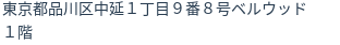 住所（登記所在地）