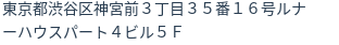 住所(登記所在地)