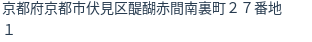 住所(登記所在地)