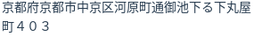 住所(登記所在地)