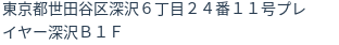 住所(登記所在地)