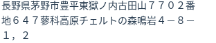 住所（登記所在地）
