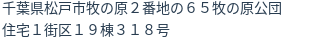 住所（登記所在地）