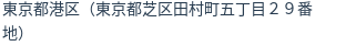 住所(登記所在地)