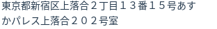 住所（登記所在地）