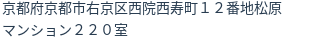 住所（登記所在地）
