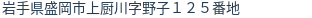 住所（登記所在地）