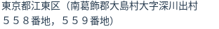 住所(登記所在地)