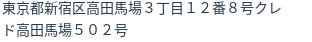 住所(登記所在地)