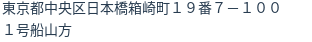 住所（登記所在地）
