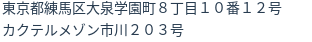 住所(登記所在地)