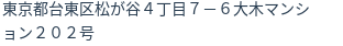住所(登記所在地)