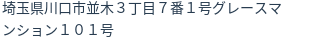 住所（登記所在地）