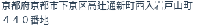 住所（登記所在地）