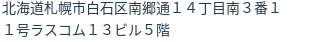 住所（登記所在地）