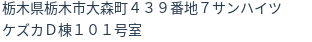 住所(登記所在地)